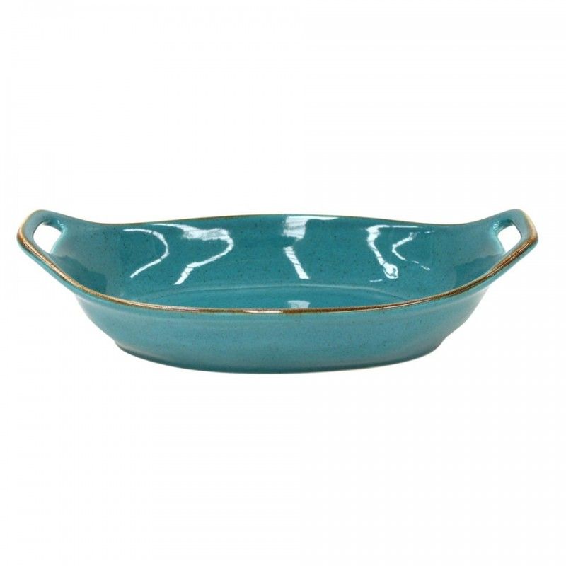 Gratin Oval 32cm Sardegna Blue