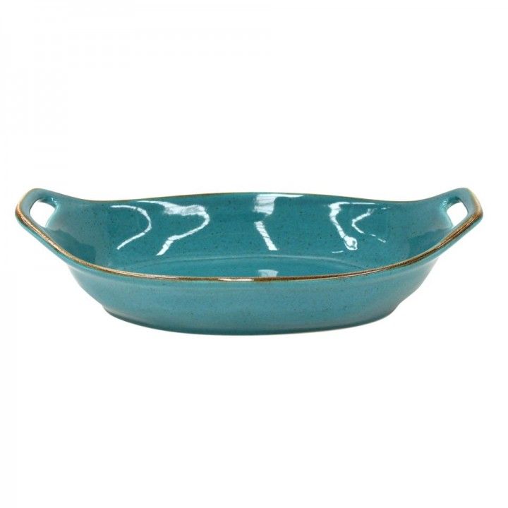 Gratin Oval 32cm Sardegna Blue