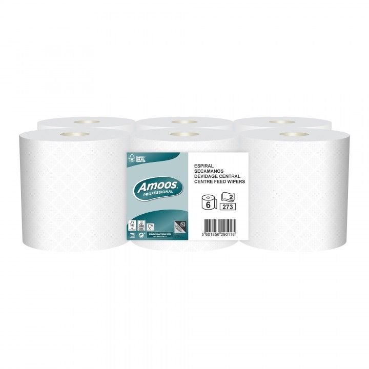 Conj 6 Rolos Espiral P/Maos 2f J629011.2