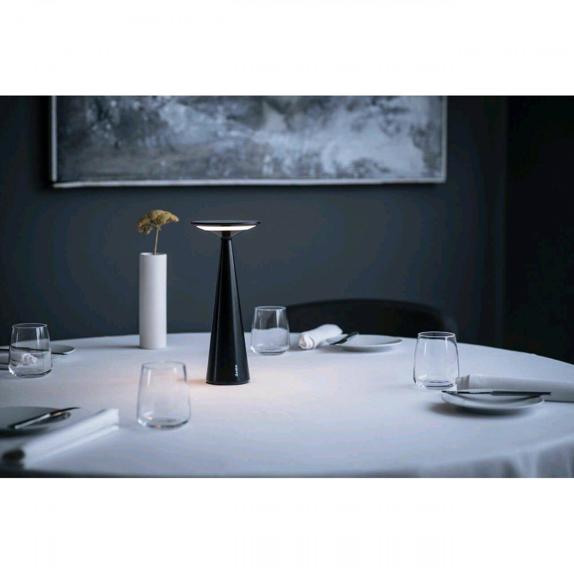 Candeeiro Sem Fios Dama Preto