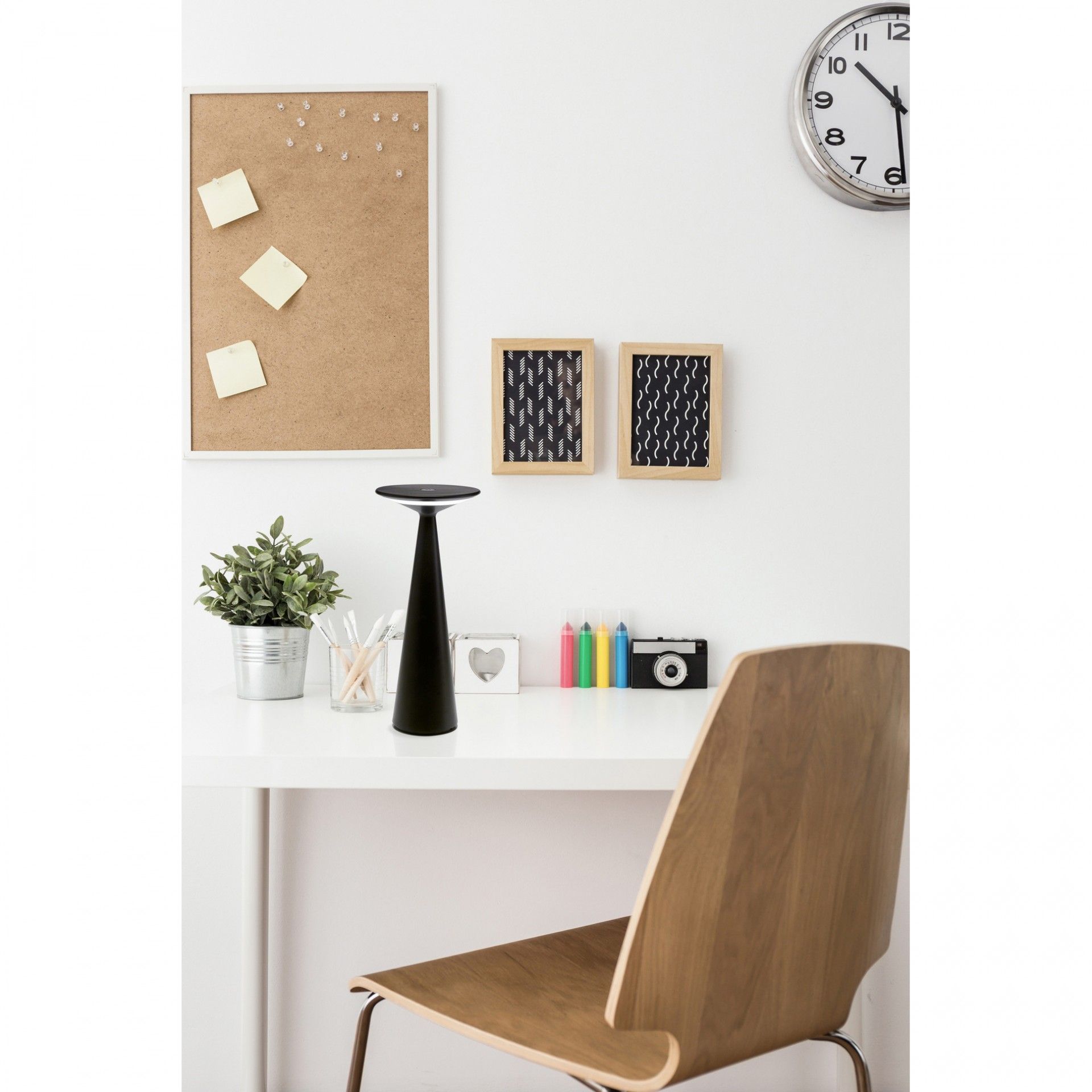 Candeeiro Sem Fios Dama Preto