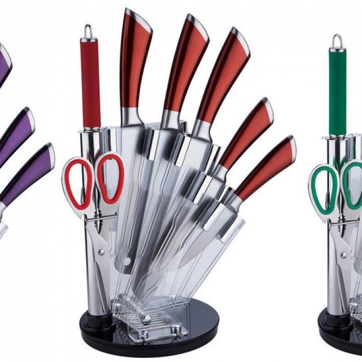 Conj.8 Facas Rb-2583 Roxo Conj.8 Facas Rb-2583 Roxo