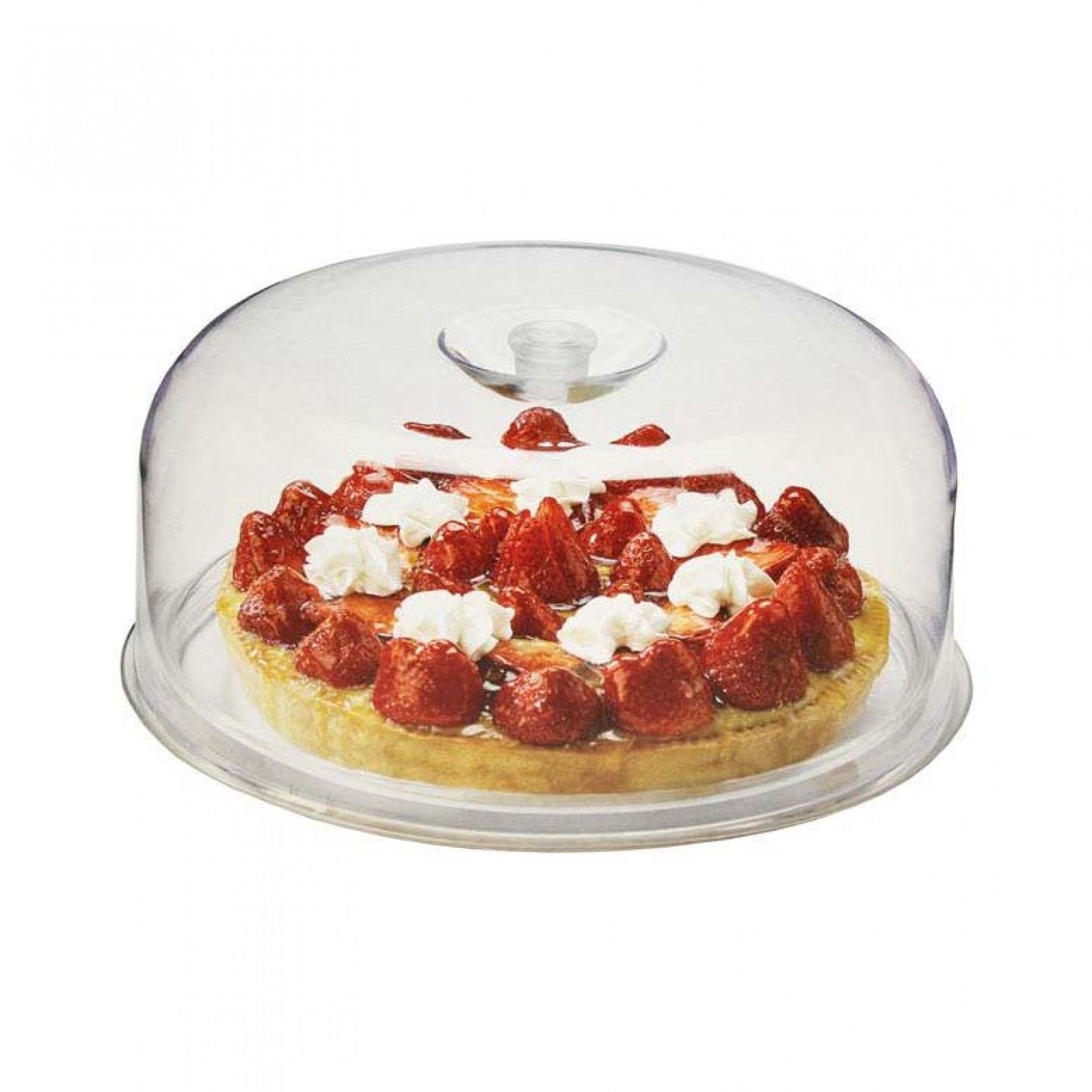 Boleira/queijeira VIDRO 29CM Ginevra