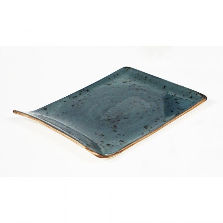 Rectangular platter 21x18cm Slate Grey
