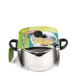 Panela Inox 20cm com escorredor de gua