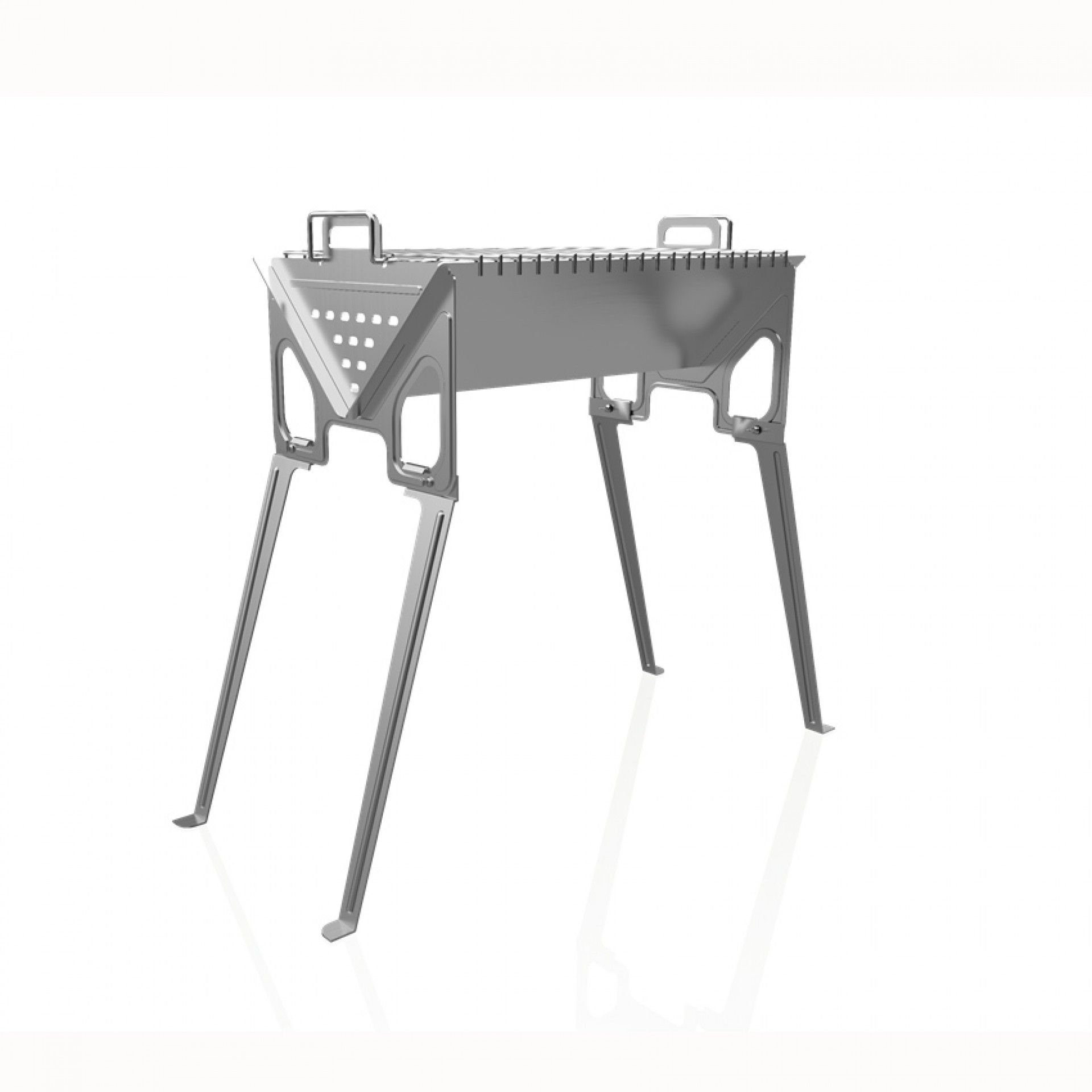 Barbecue Inox Alto 40cm Po-1987-Ip400