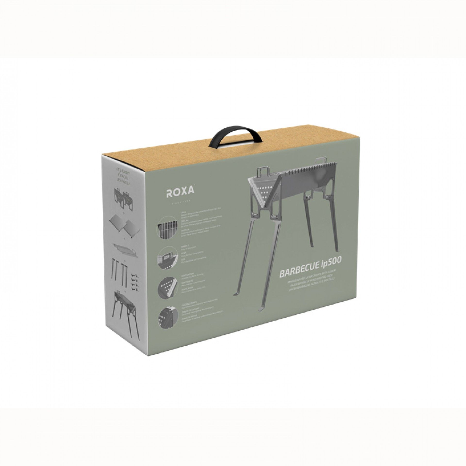 Barbecue Inox Alto 40cm Po-1987-Ip400