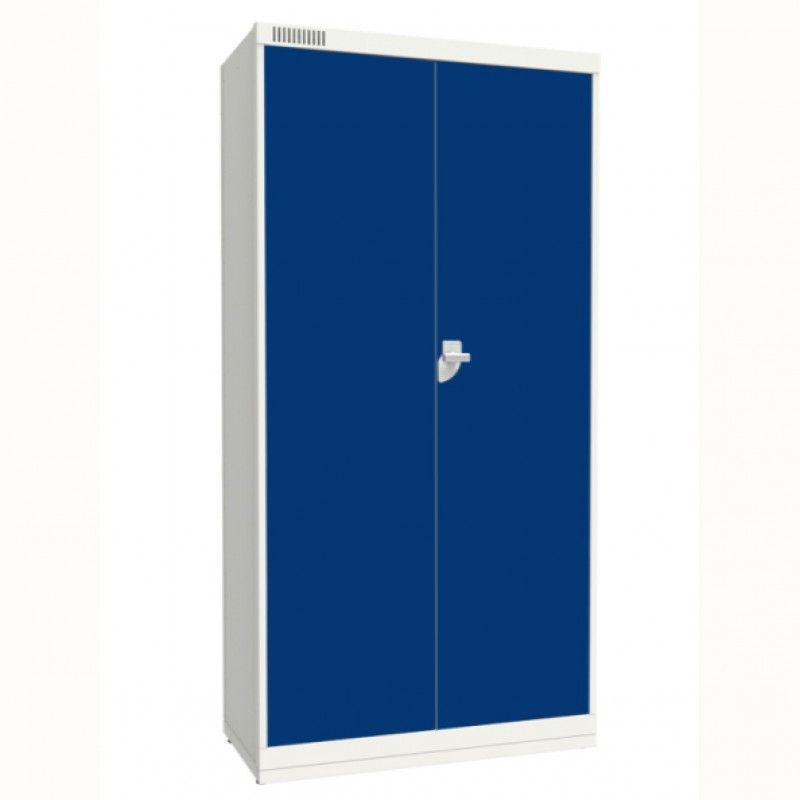 Armario Metalico Duplo Para Produto Limpeza 70x45x182cm Azul
