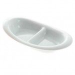 Prato Acepipes 24x14 Duo Branco