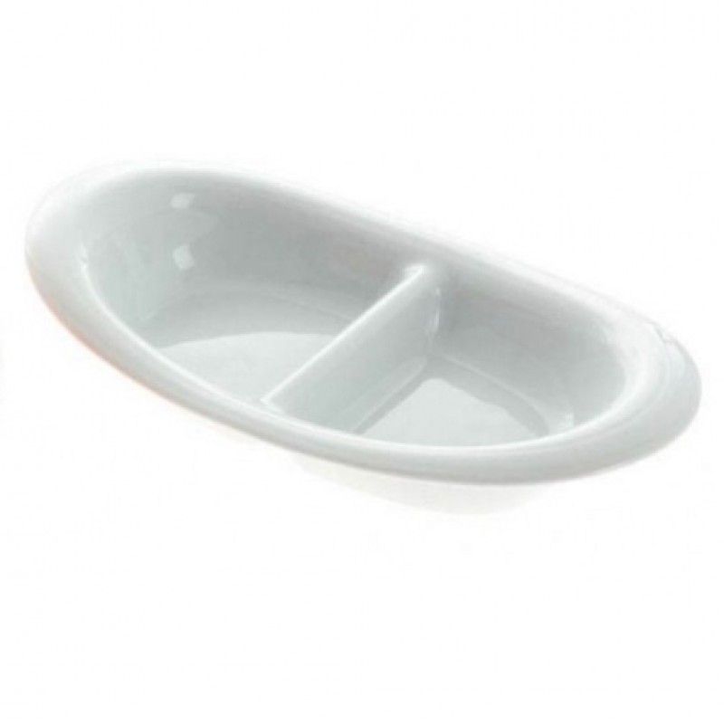 Prato Acepipes 24x14 Duo Branco