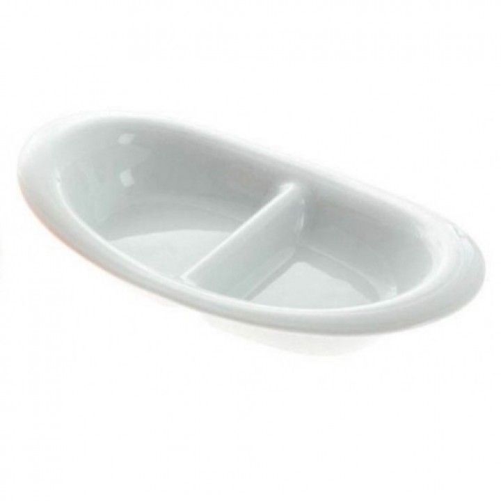Prato Acepipes 24x14 Duo Branco