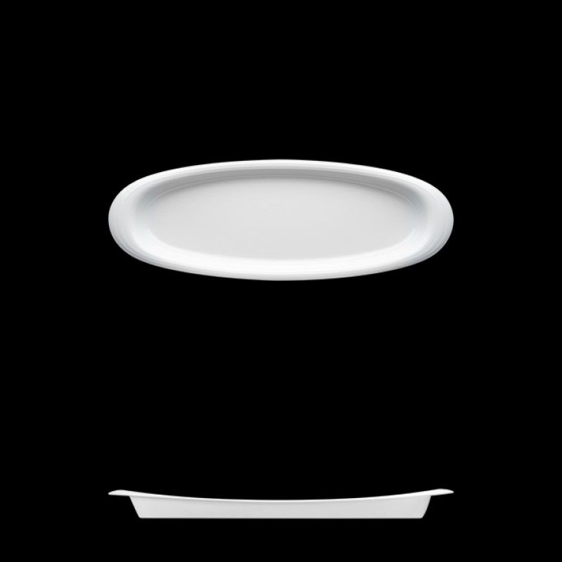 Travessa Oval 49x18 Duo Branco