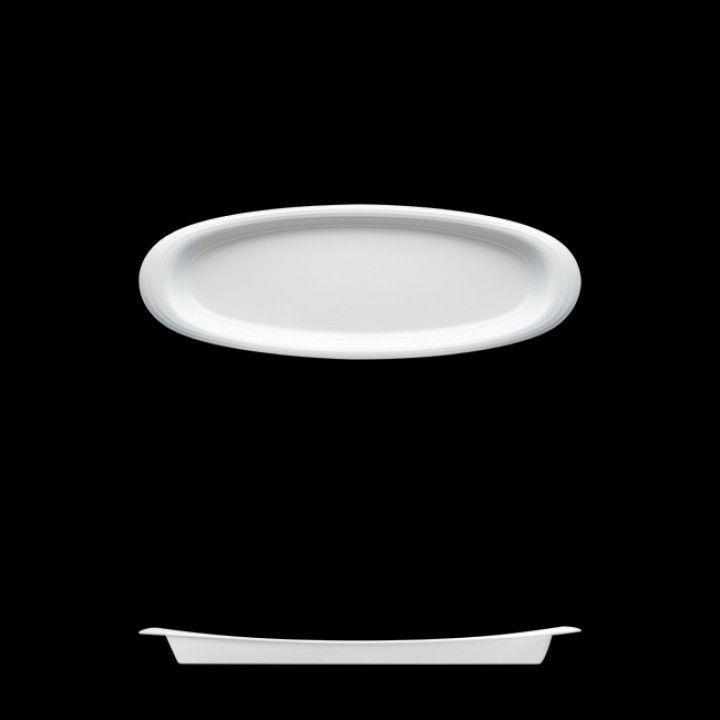 Travessa Oval 49x18 Duo Branco Travessa Oval 49x18 Duo Branco