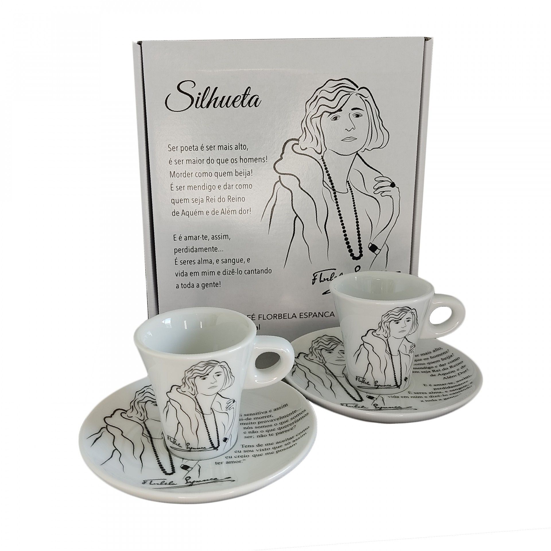 Caixa Gift P/Chav. Cafe Florbela Espanca - Linha Silhueta