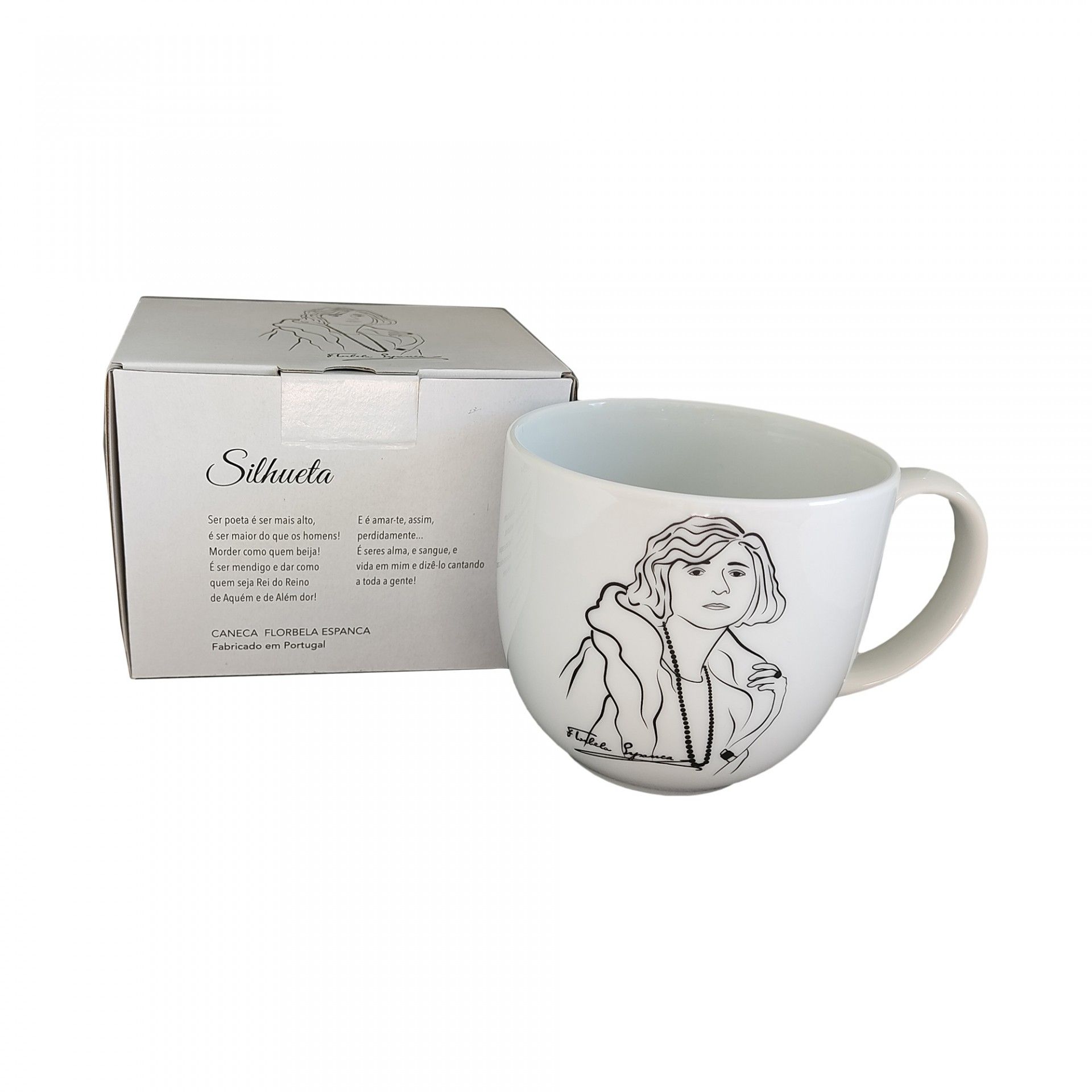 Caixa Gift Caneca Florbela Espanca - Linha Silhueta