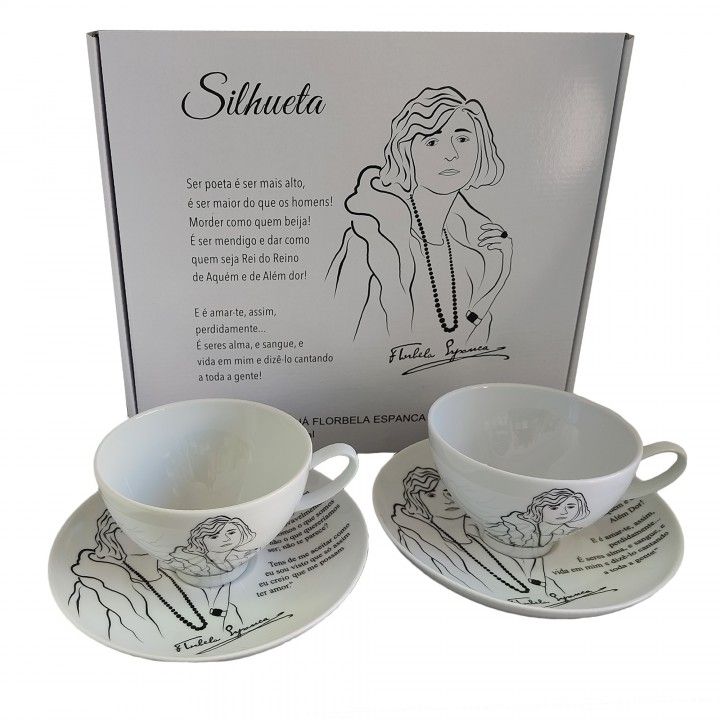 Caixa Gift P/Chav. Cha Florbela Espanca - Linha Silhueta
