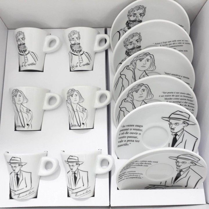 Caixa Gift Poetas Edicao Colecionadores - Linha Silhueta