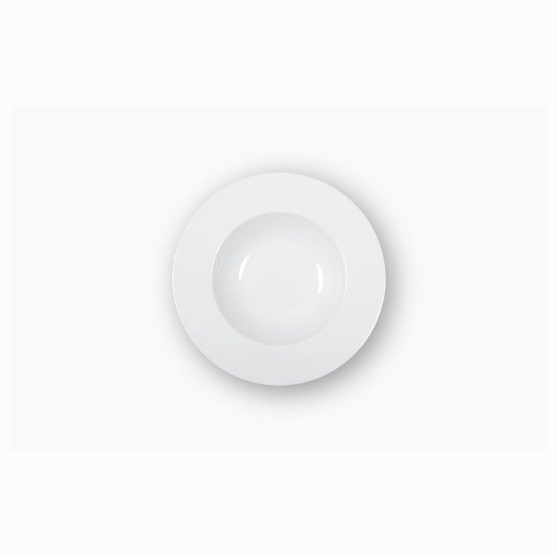 Prato Fundo 25cm Saturno Branco