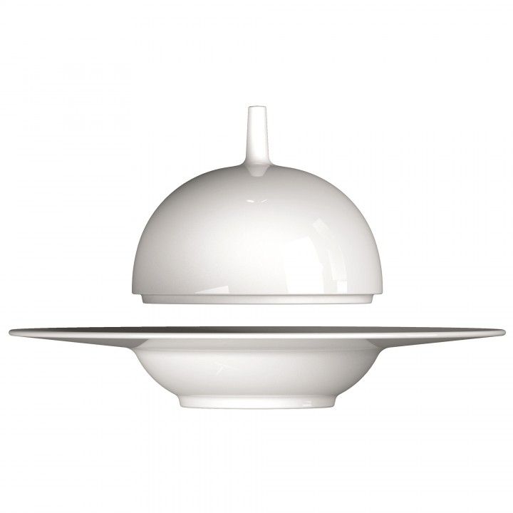 Tampa Prato 25 Gourmet Saturno Branco