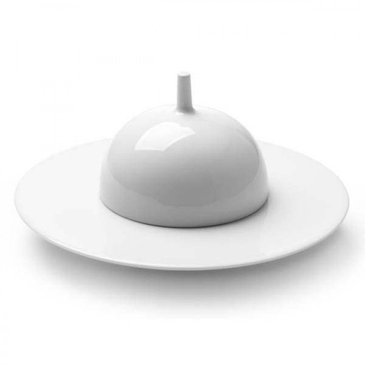 Prato Gourmet 25cm Saturno Branco