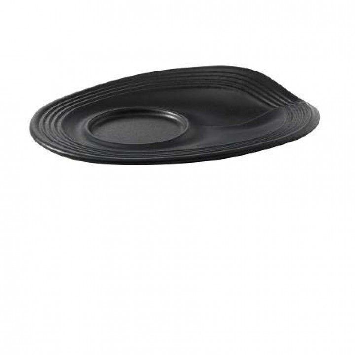 SAUCER FOR COFFE CUP BLACK 002562