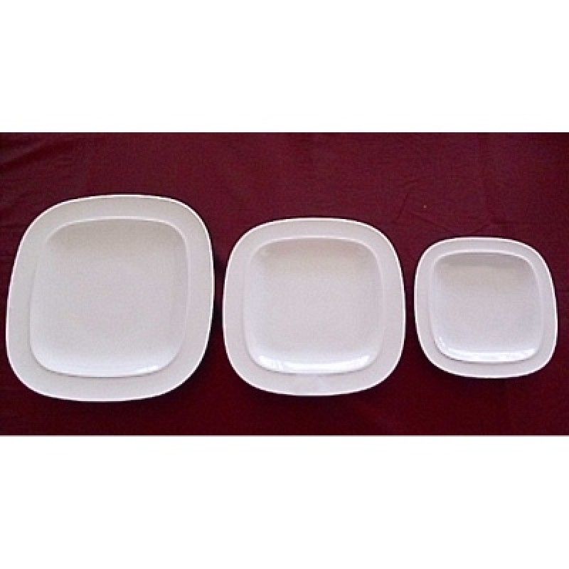 Prato Quadrado 29cm Br Hsq Home