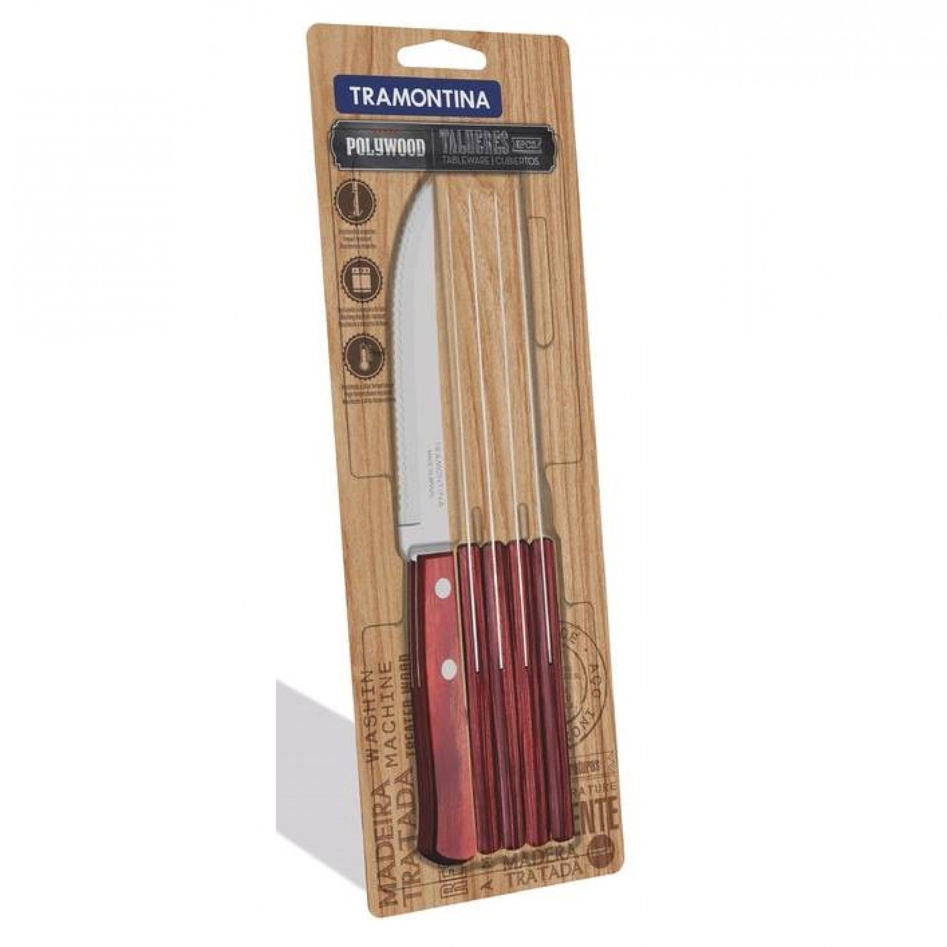 Conjunto 6 Facas Polywood 21100/675