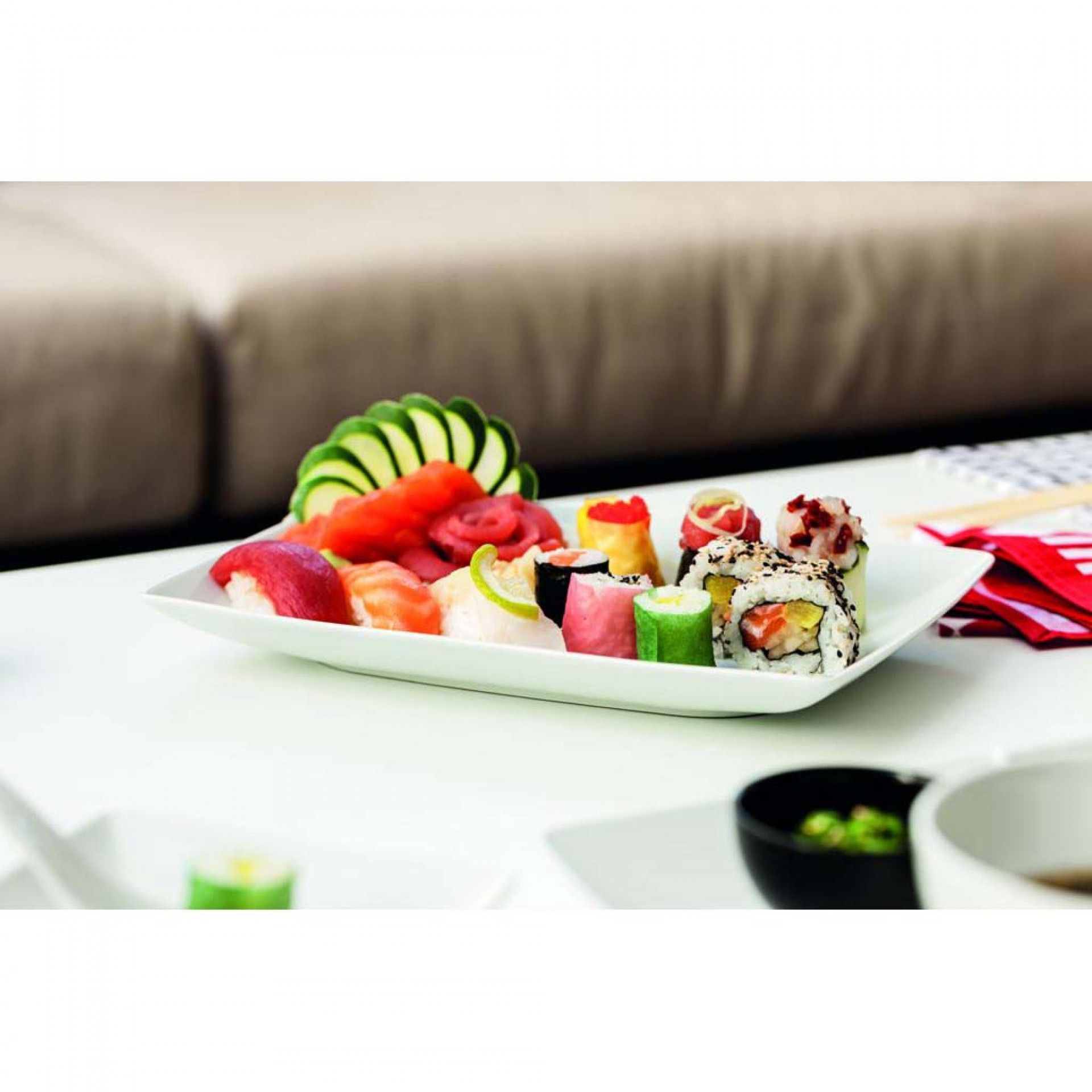 Prato Tapas Quad 13 Carre Wh
