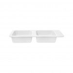 Prato Acepipes Duplo Couvert Wh