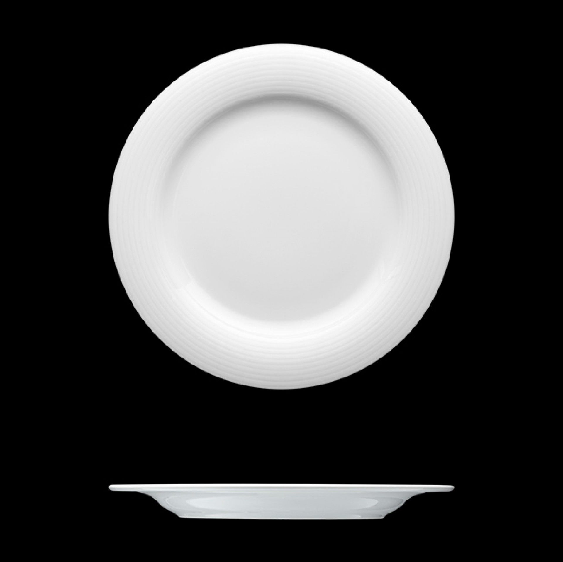 Prato Red. 32cm Duo Branco