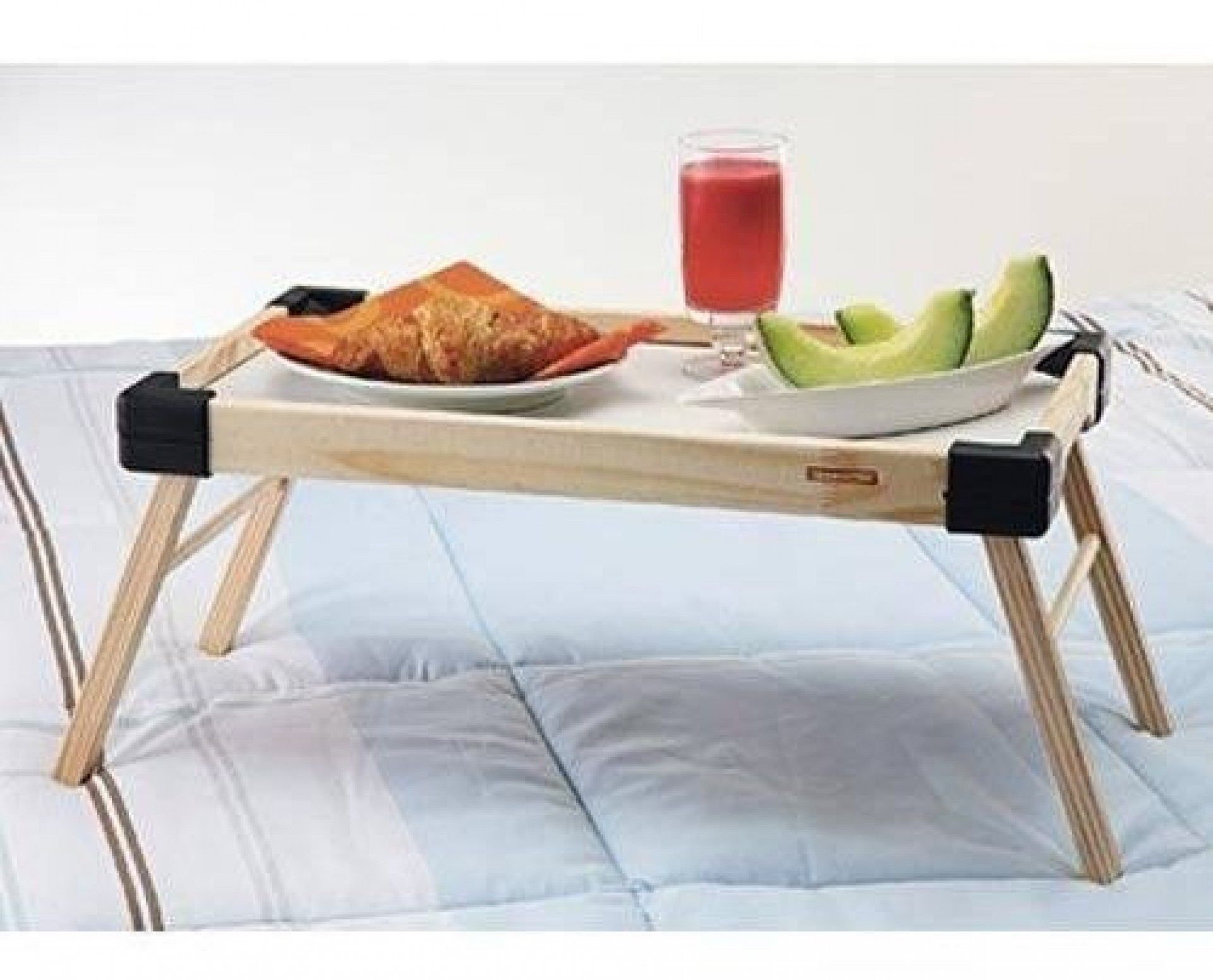 Tabuleiro de Madeira Com Pes