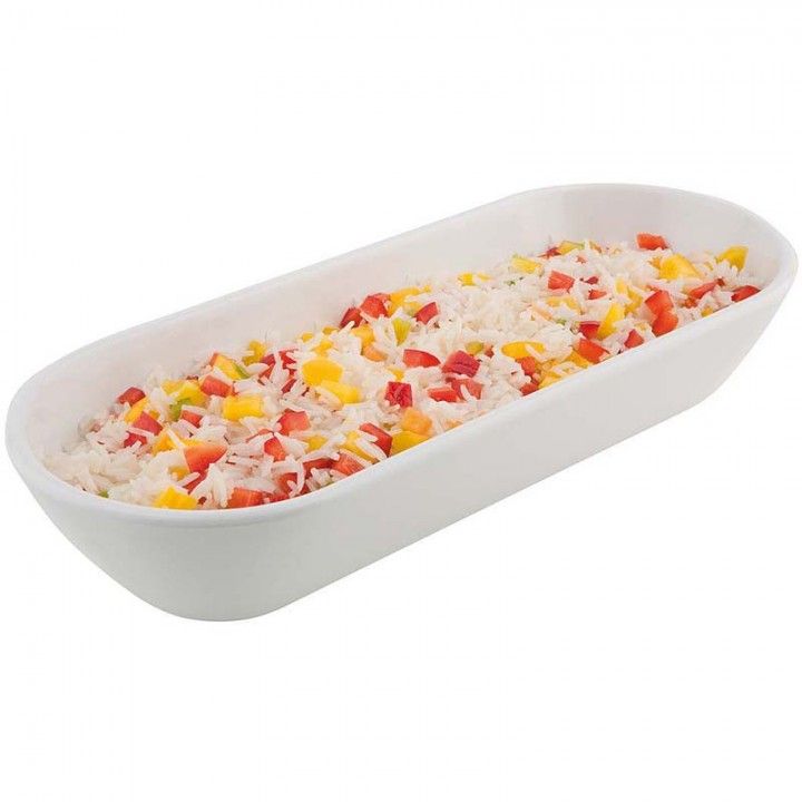 Tabuleiro Oval Branco 83498
