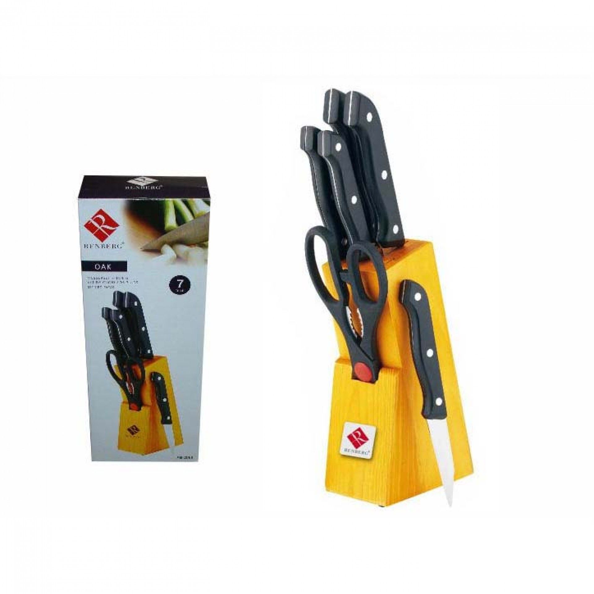 Conjunto 7 Peças com bloco Rb-2568-Pt