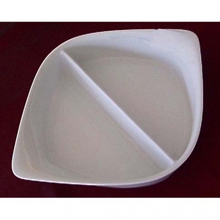 Tabuleiro Quad.Dividido 22.5x22.5cm Catering Br