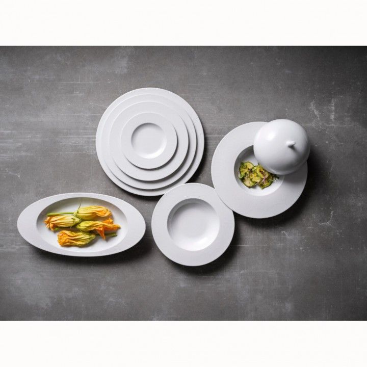 Travessa 57x24cm Eco Branco