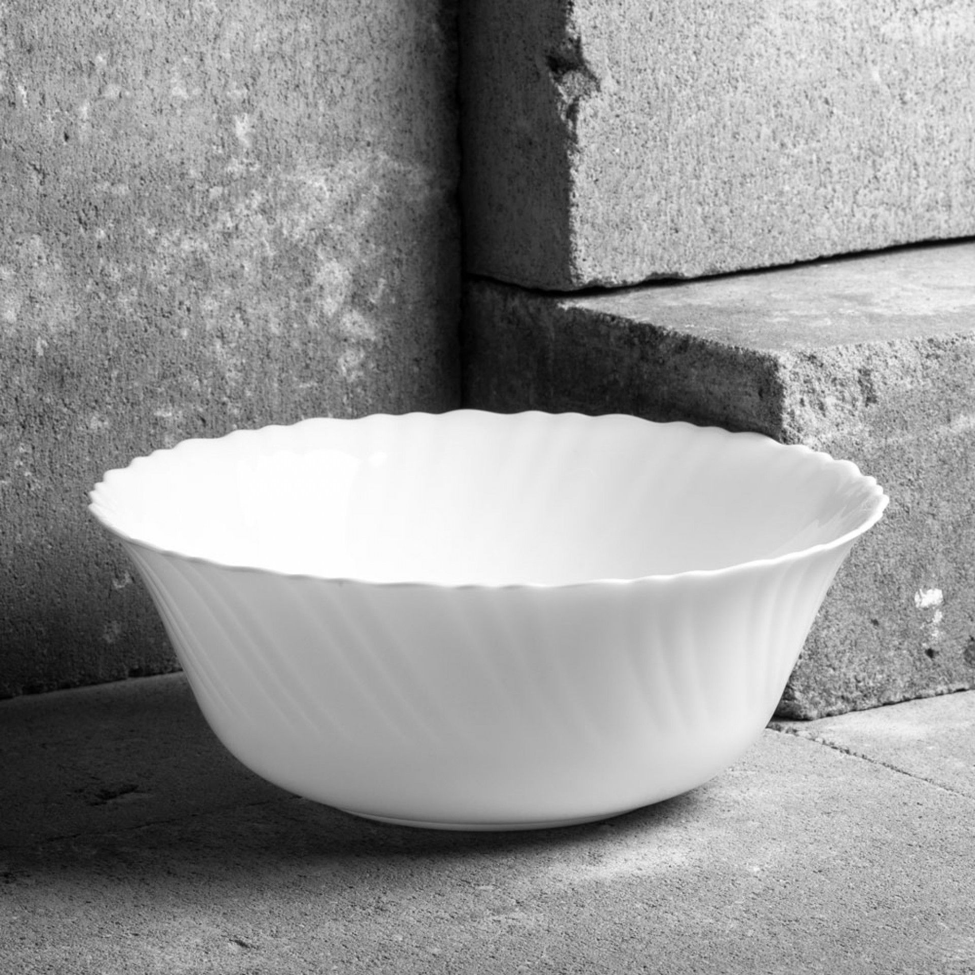 Saladeira 25cm Feston Branca