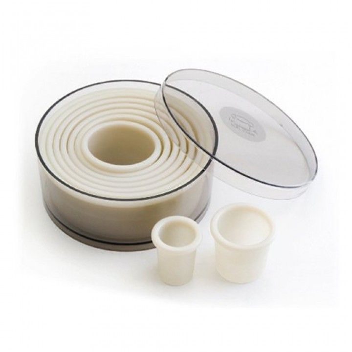 Conj.9 Cortapasta Red. Liso 68091