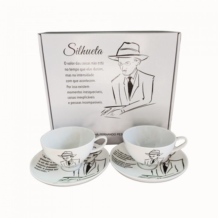 Caixa Gift P/Chav. Ch Fernando Pessoa - Linha Silhueta