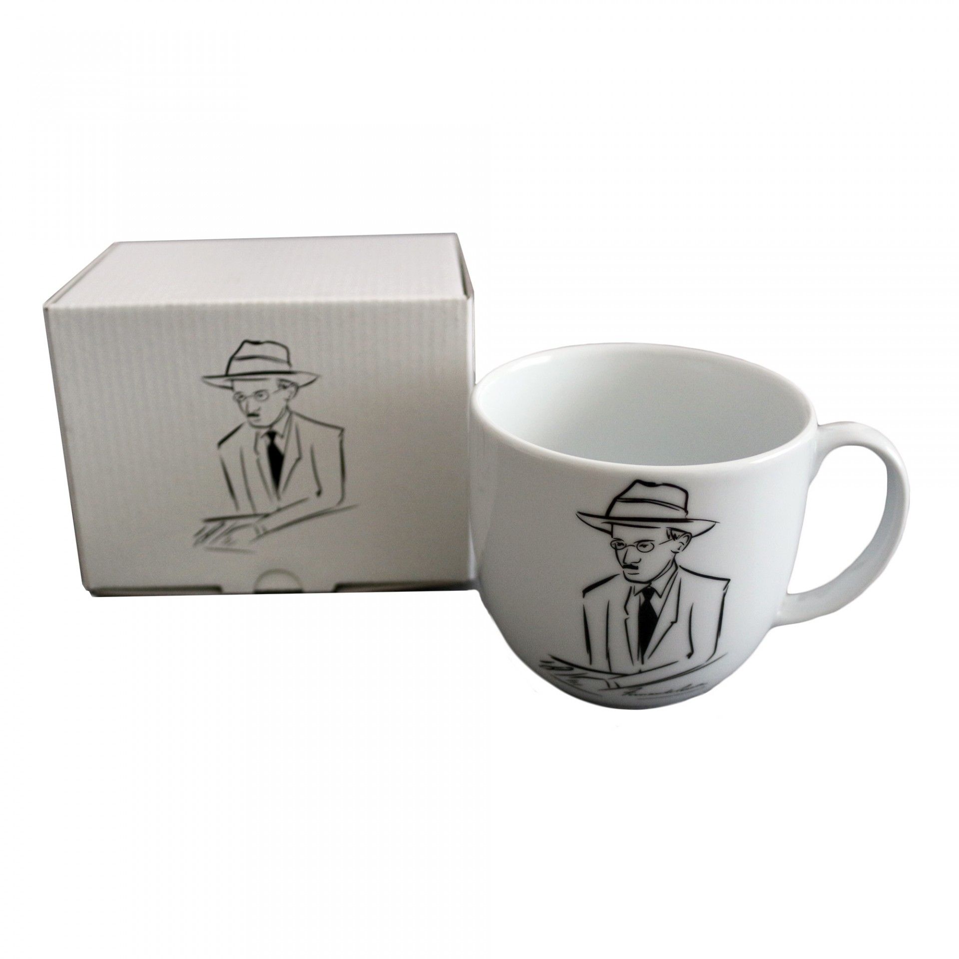 Caixa Gift Caneca Fernando Pessoa - Linha Silhueta