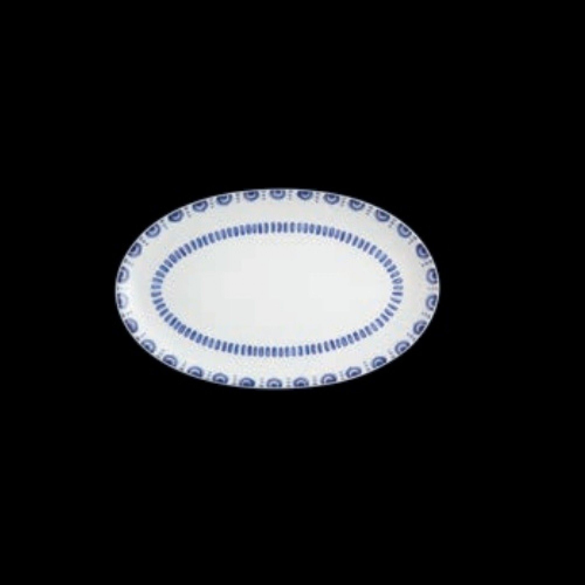 Prato Oval 25x16 Azure Lux