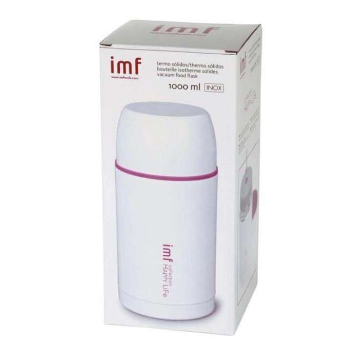 Termo Happy Life Branco 1L
