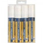 Conj.4 Marcadores Br Bl-Sma100-V4-White
