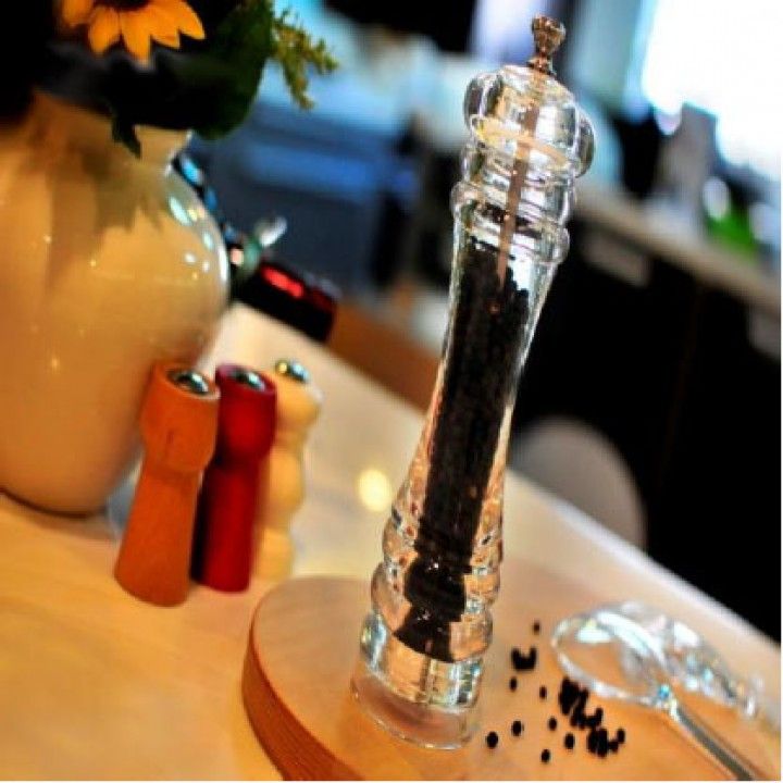 Moinho Sal/Pimenta Acril/Ceram. 11cm 2-218