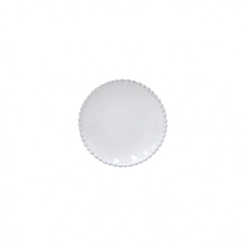 Prato Doce 17cm Pearl Branco