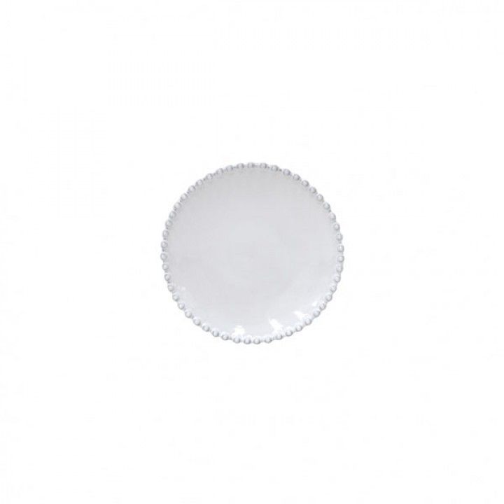 Prato Doce 17cm Pearl Branco