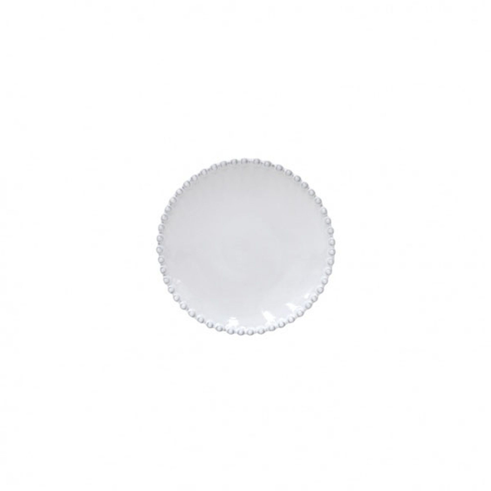 Prato Doce 17cm Pearl Branco