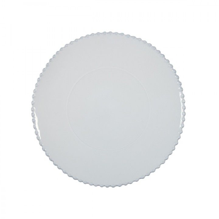 Prato Marcador 33cm Pearl Branco Prato Marcador 33cm Pearl Branco