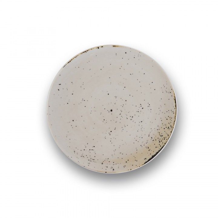Prato Coupe 24cm Rustico Branco In