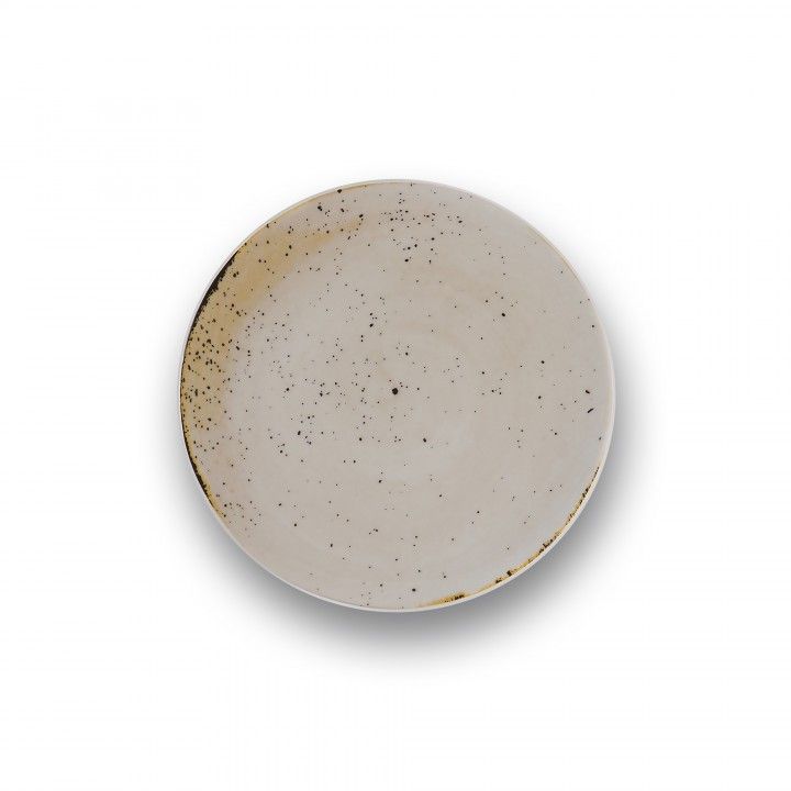 Prato Coupe 21cm Rustico Branco In