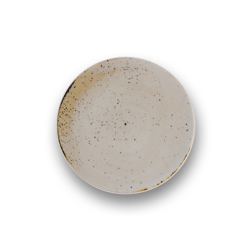 Prato Coupe 21cm Rustico Branco In
